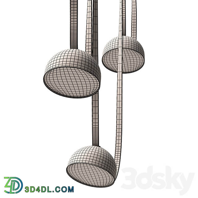 Plusminus Semispheres Vibia Pendant light 3D Models