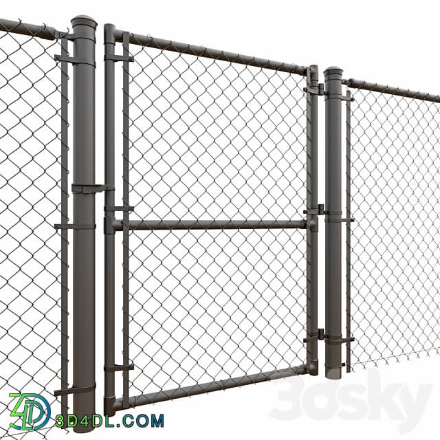 Mesh fencing 3D Models