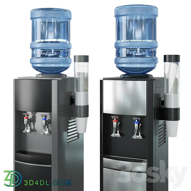 Water cooler Household appliance 3D Models