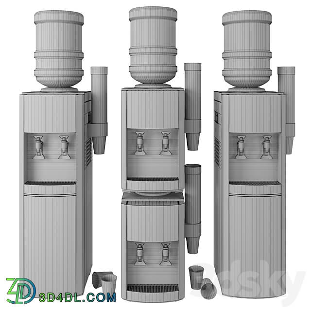 Water cooler Household appliance 3D Models