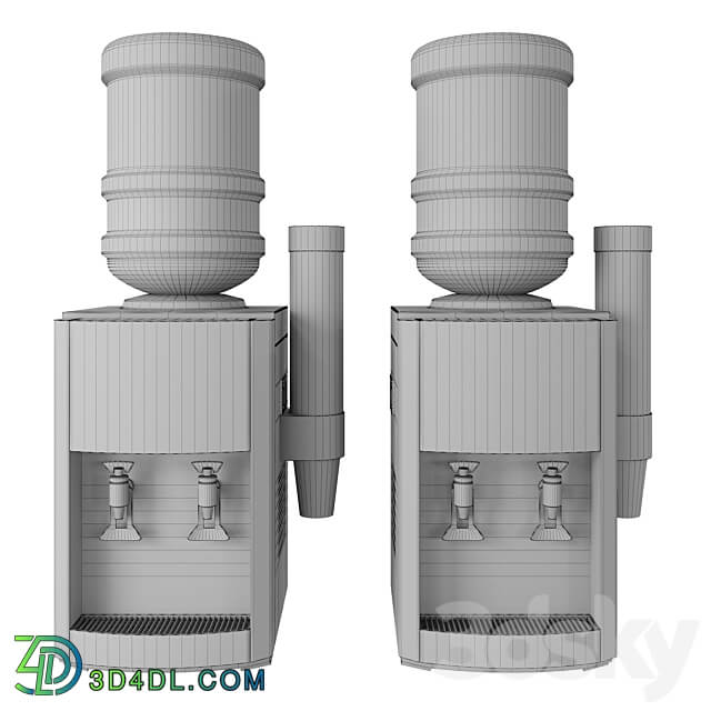 Water cooler Household appliance 3D Models