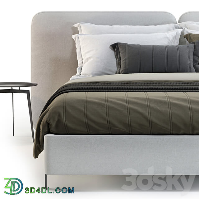 Minotti Tatlin Cover Bed Bed 3D Models