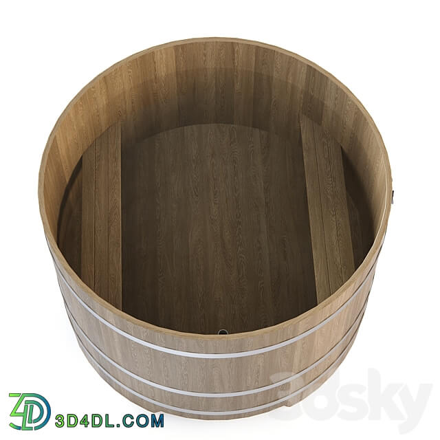 Hot tub round d1500mm from Bentwood 3D Models