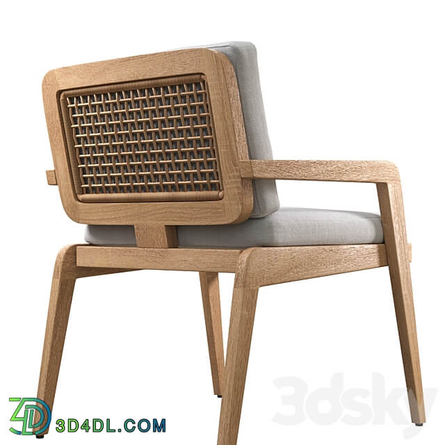 AVILA TEAK DINING ARMCHAIR 3D Models