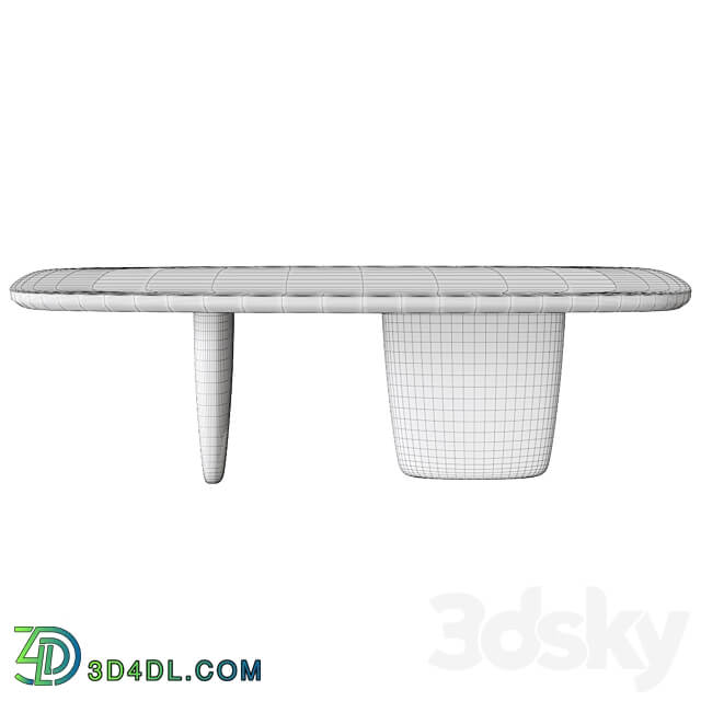 B b Italia Tobi Ishi Table Barber Osgerby 3D Models