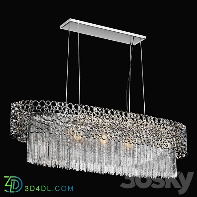 Crystal Lux Fashion SP5 L100 Pendant light 3D Models