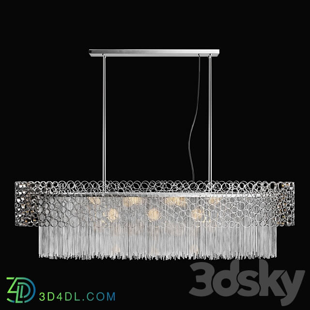 Crystal Lux Fashion SP5 L100 Pendant light 3D Models