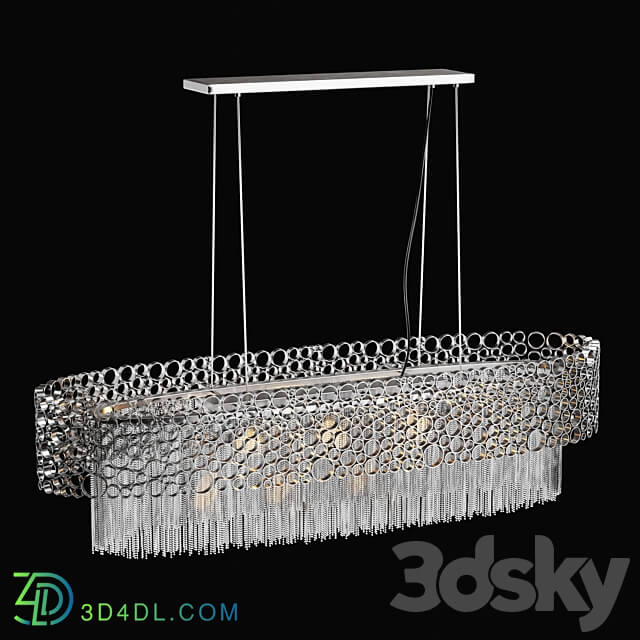 Crystal Lux Fashion SP5 L100 Pendant light 3D Models