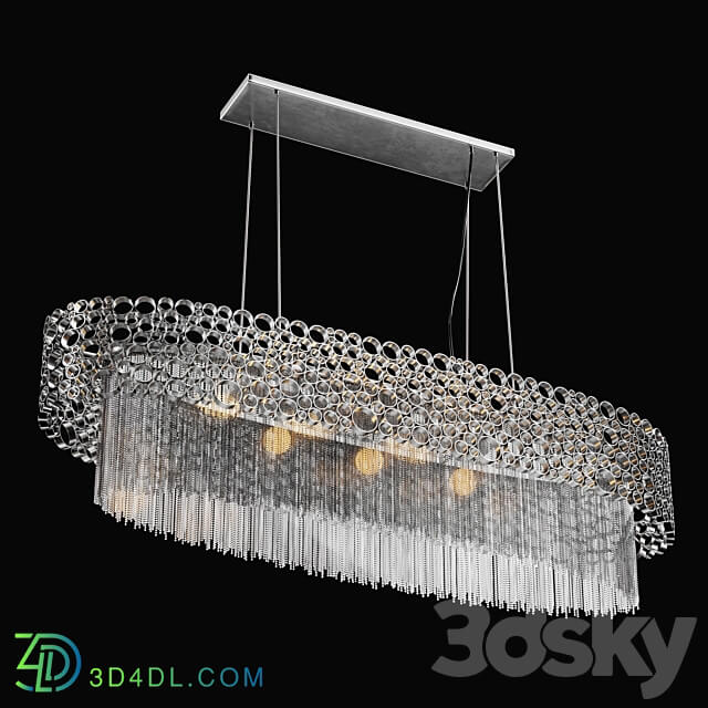 Crystal Lux Fashion SP5 L100 Pendant light 3D Models