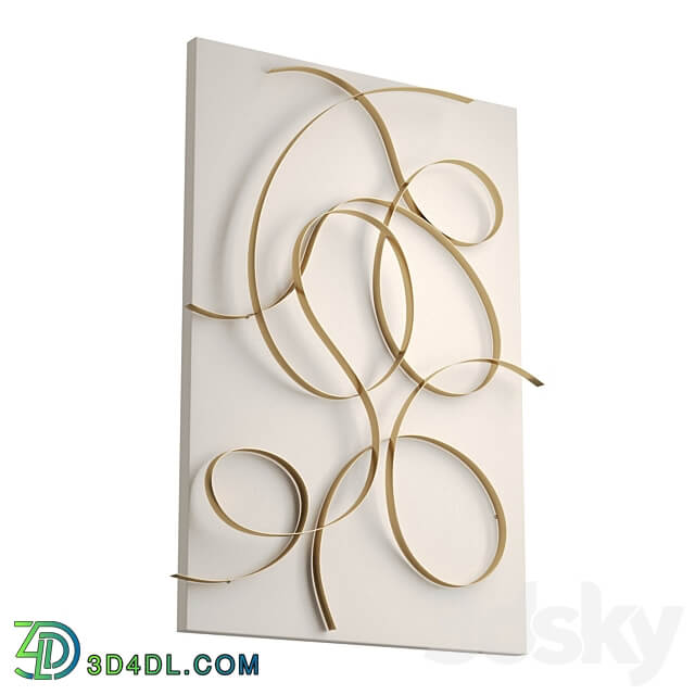 Freehand Metal Wall Panel 3D Models