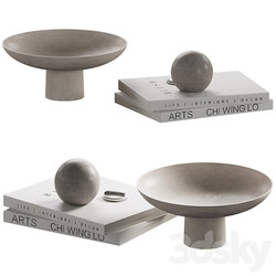 Decorative coffee table set 19 3D Models 