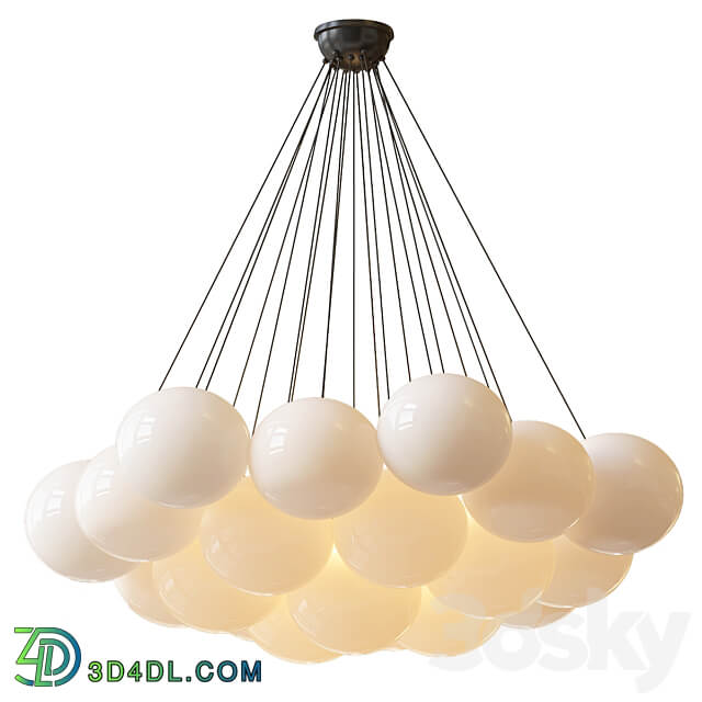 Cielo Ogden Chandelier Collection Pendant light 3D Models