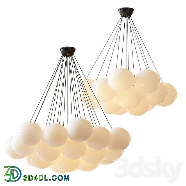 Cielo Ogden Chandelier Collection Pendant light 3D Models