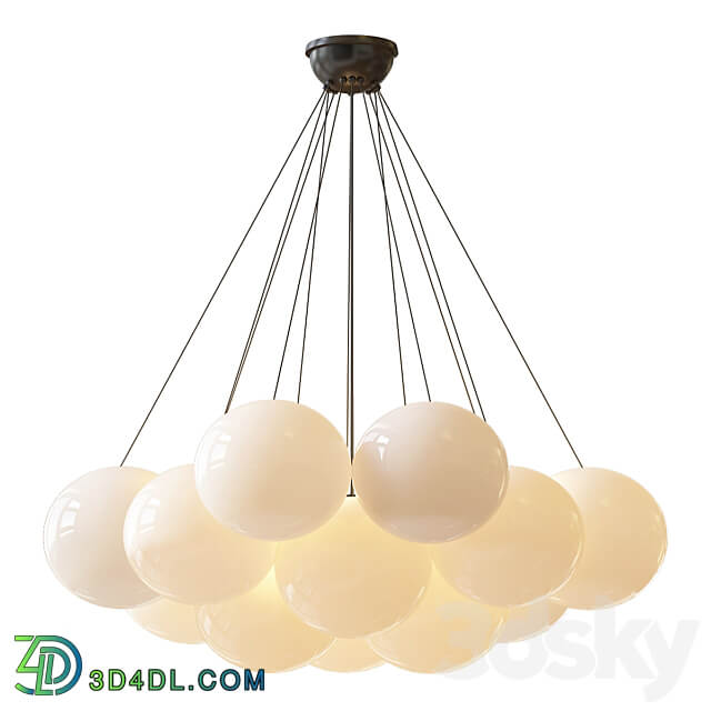 Cielo Ogden Chandelier Collection Pendant light 3D Models