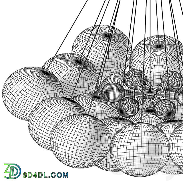 Cielo Ogden Chandelier Collection Pendant light 3D Models