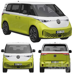 Volkswagen ID. Buzz 2023 3D Models 
