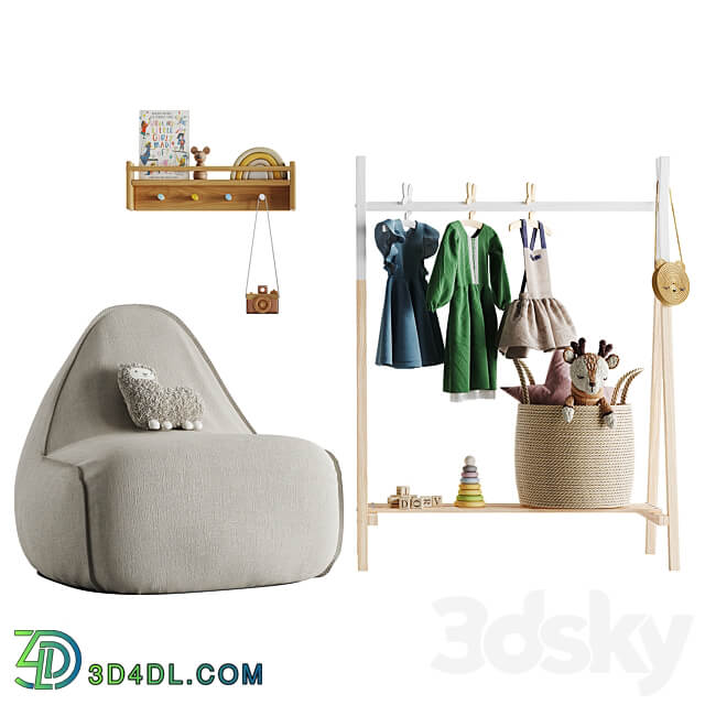 children 39 s room. Toys and furniture set 01 Miscellaneous 3D Models