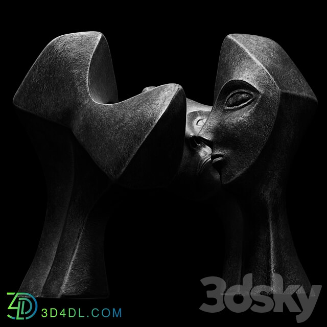 Sculptures of Abstraction Nurturing 2002 3D Models