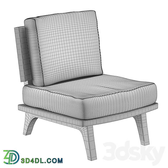 Lounge Chair Hestia 3D Models