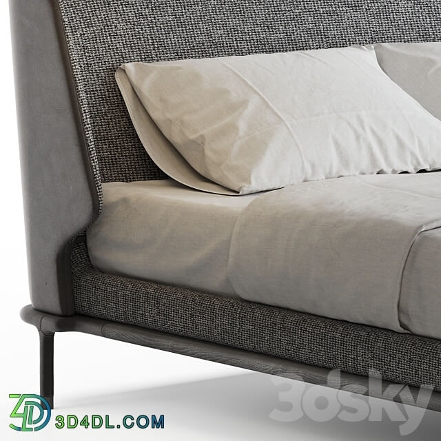Frigerio Salotti Alfred Bed Bed 3D Models
