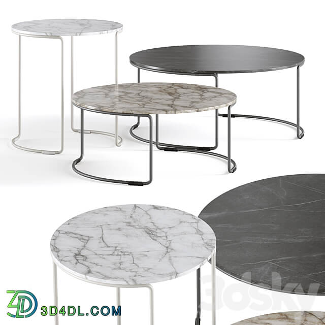 Pedrali Circuit Outdoor Coffee Tables 3D Models