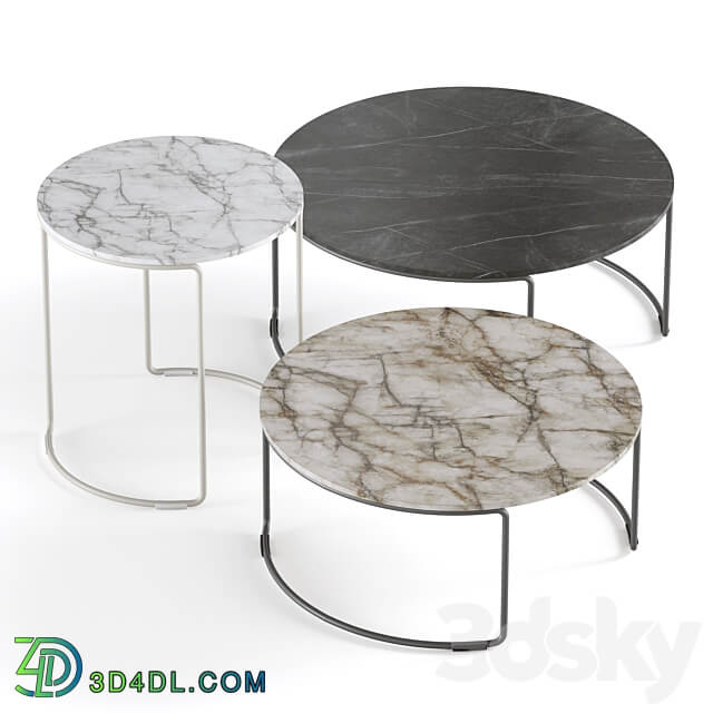 Pedrali Circuit Outdoor Coffee Tables 3D Models