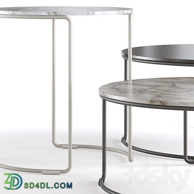 Pedrali Circuit Outdoor Coffee Tables 3D Models