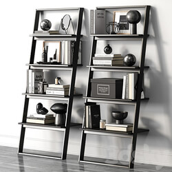 Rack BORDEAUX black by BoConcept 3D Models 