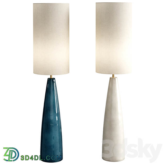 Vince Midi Floor Lamp 3D Models