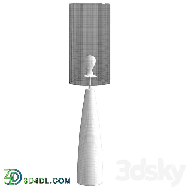 Vince Midi Floor Lamp 3D Models