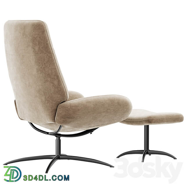 DRAAIFAUTEUIL TIRONA GEEL 3D Models