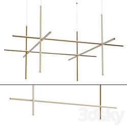 Coordinates C2 and S4 Pendant light 3D Models 