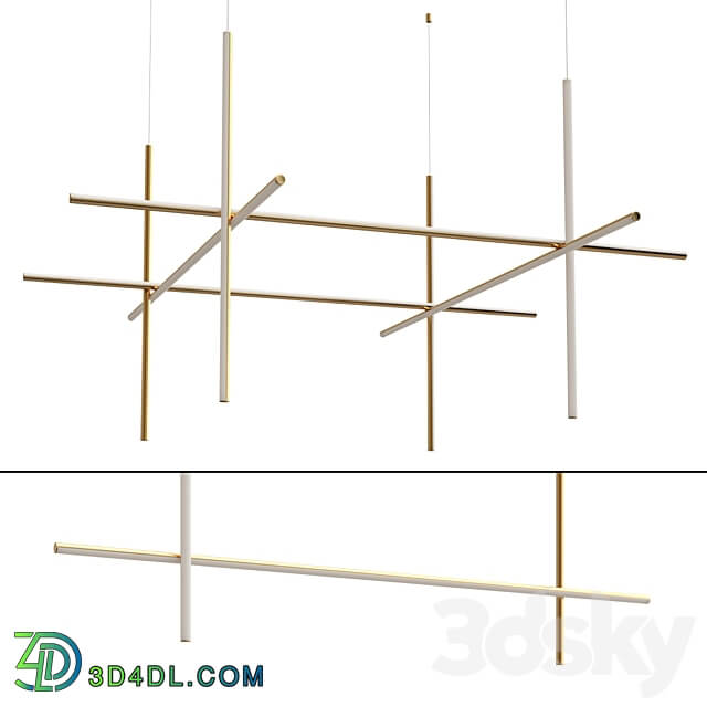 Coordinates C2 and S4 Pendant light 3D Models