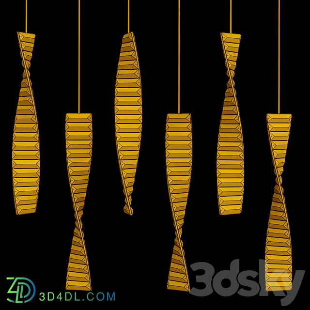 BERTOLDA X ONE COMBO Pendant light 3D Models