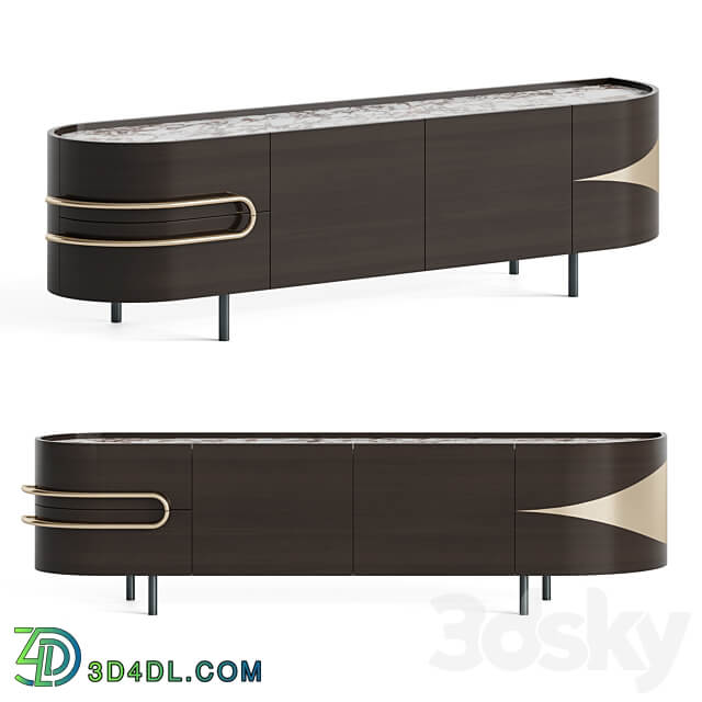 TV stand OLIVAL Sideboard Chest of drawer 3D Models