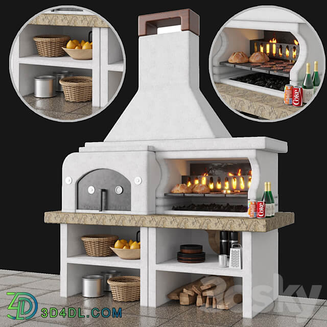 palazzetti grill 3D Models