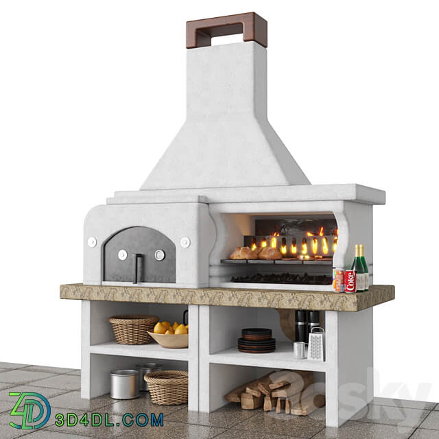 palazzetti grill 3D Models