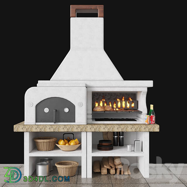 palazzetti grill 3D Models