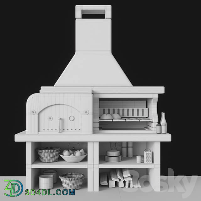 palazzetti grill 3D Models