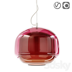 Stained glass lamp Kinoko Pendant light 3D Models 