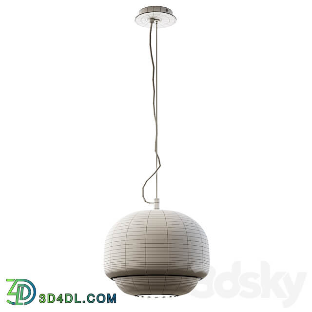 Stained glass lamp Kinoko Pendant light 3D Models