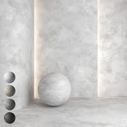 Decorative plaster v02 Stone 3D Models 
