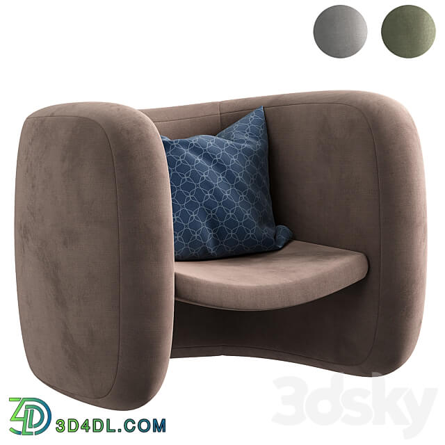 Tacchini Lagoa Armchair 3D Models