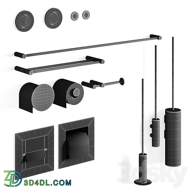 CEA bathroom set 3D Models