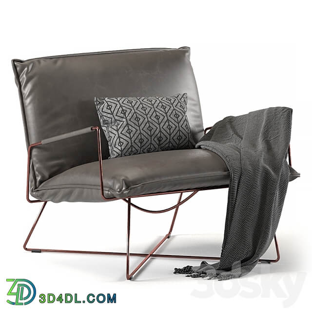 Fauteuil Earl Met Armchair 3D Models