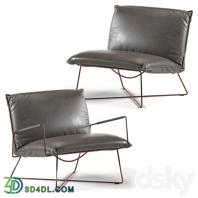 Fauteuil Earl Met Armchair 3D Models