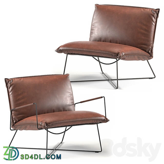 Fauteuil Earl Met Armchair 3D Models