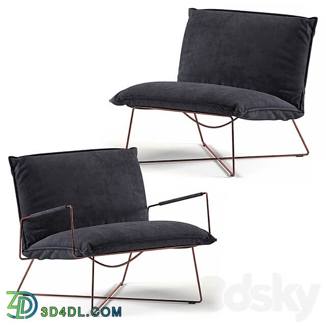 Fauteuil Earl Met Armchair 3D Models