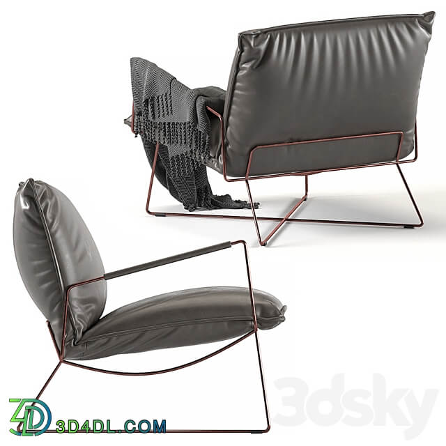 Fauteuil Earl Met Armchair 3D Models