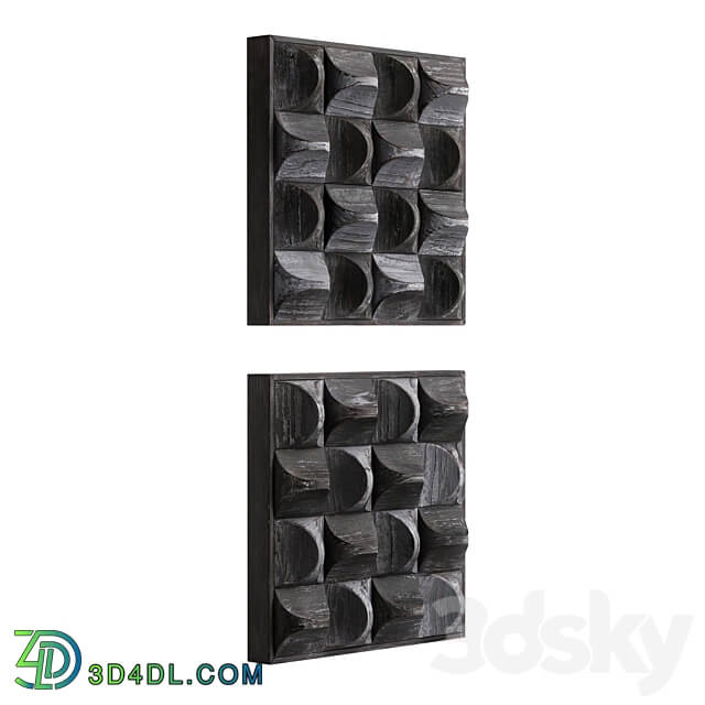 Pickford Wood Wall Decor Other decorative objects 3D Models